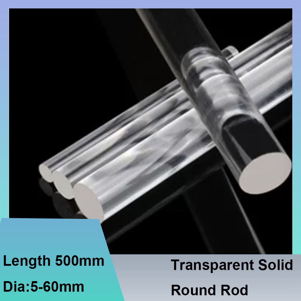 Photography Lighting Guide - Length 500mm Transparent Solid Light Guide