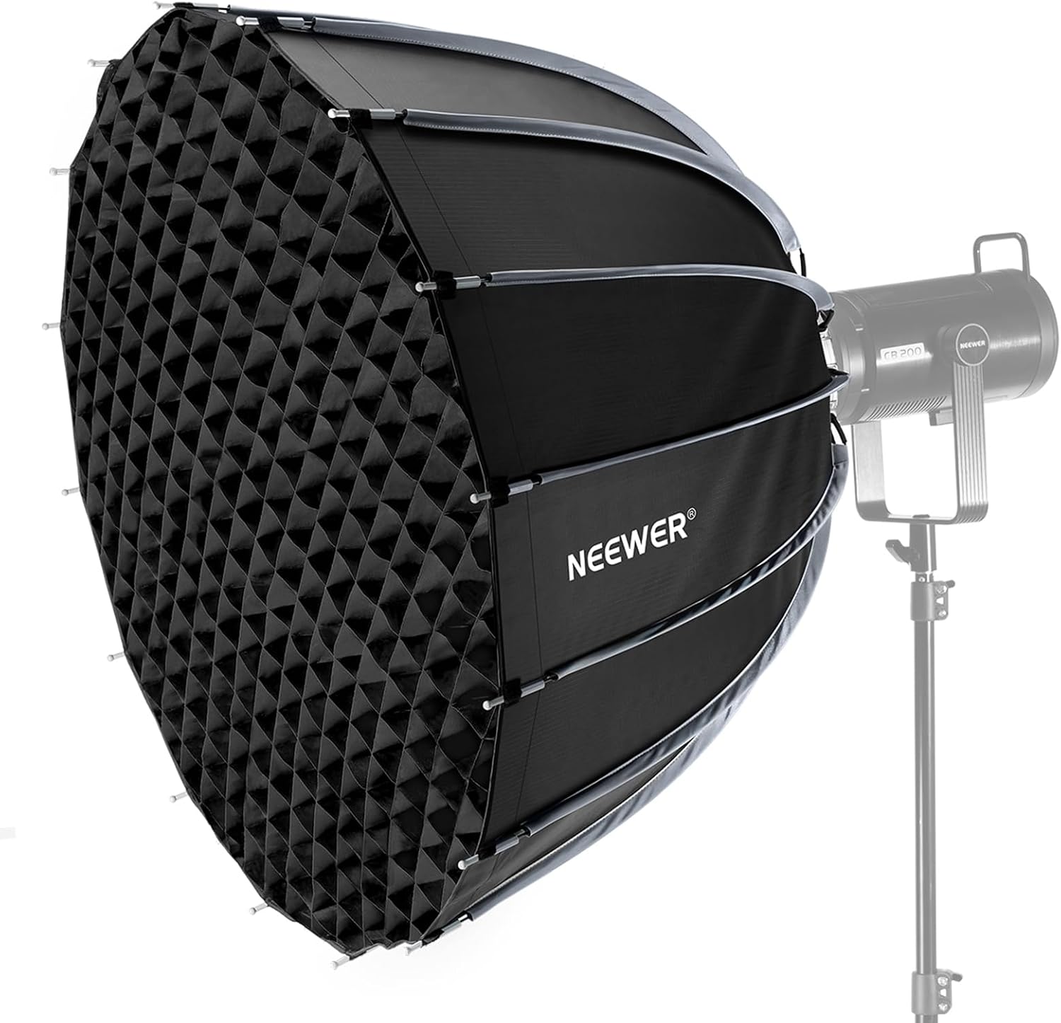 Photography Lighting Kit - Parabolic Softbox with Bowens Mount, 35.4-Inch