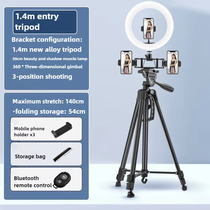 1.4m Phone Camera Tripod Singl - đánh giá và giá Photography Lighting Position