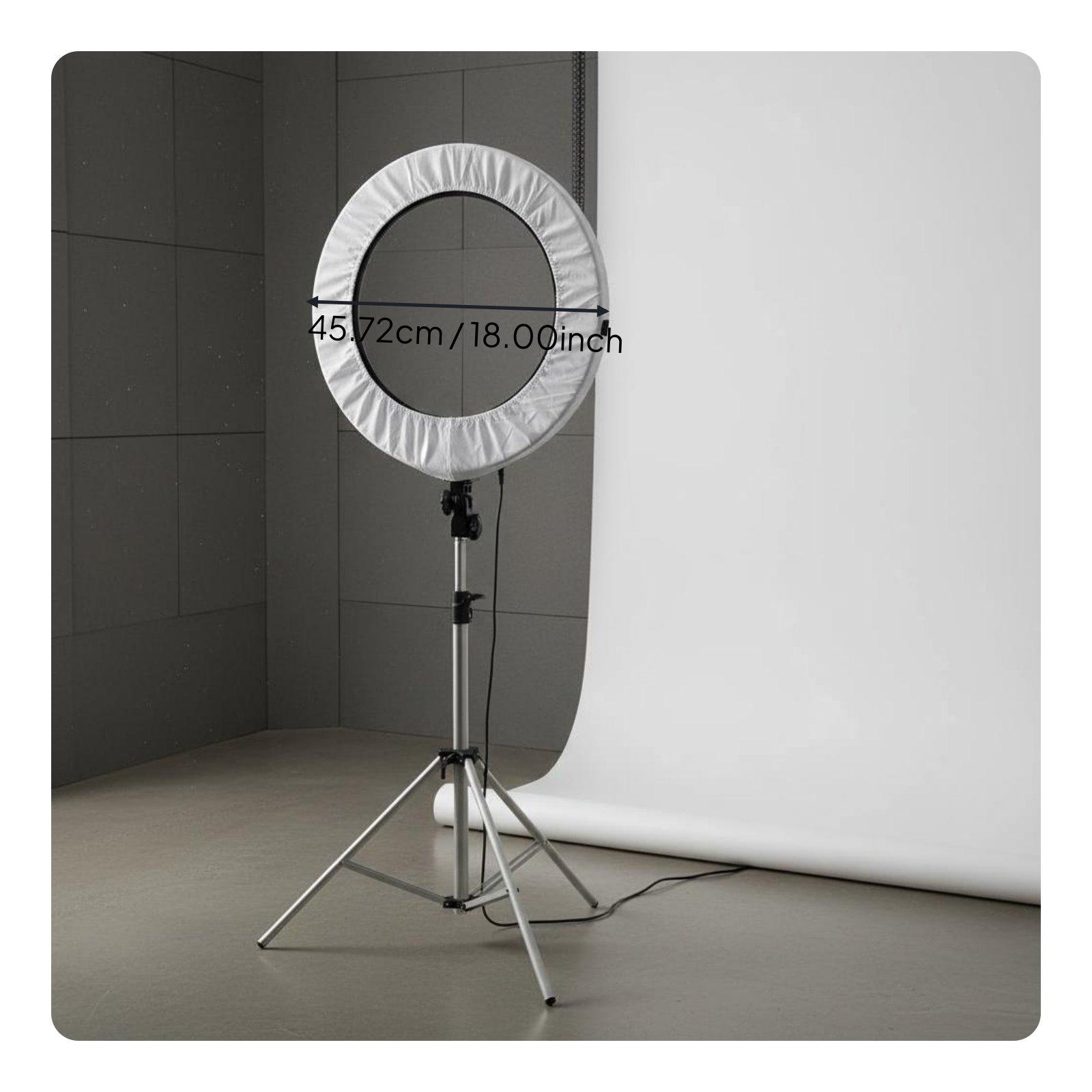 Photo Light Cover Lightweight  - đánh giá và giá Led Ring Light 18