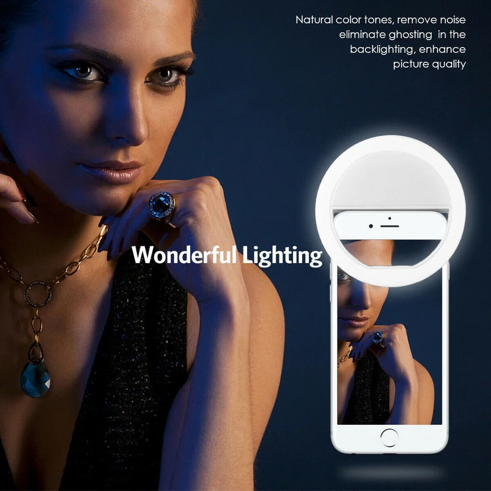 LED Selfie Fill Light USB Char - đánh giá và giá Photography Lighting Equipment