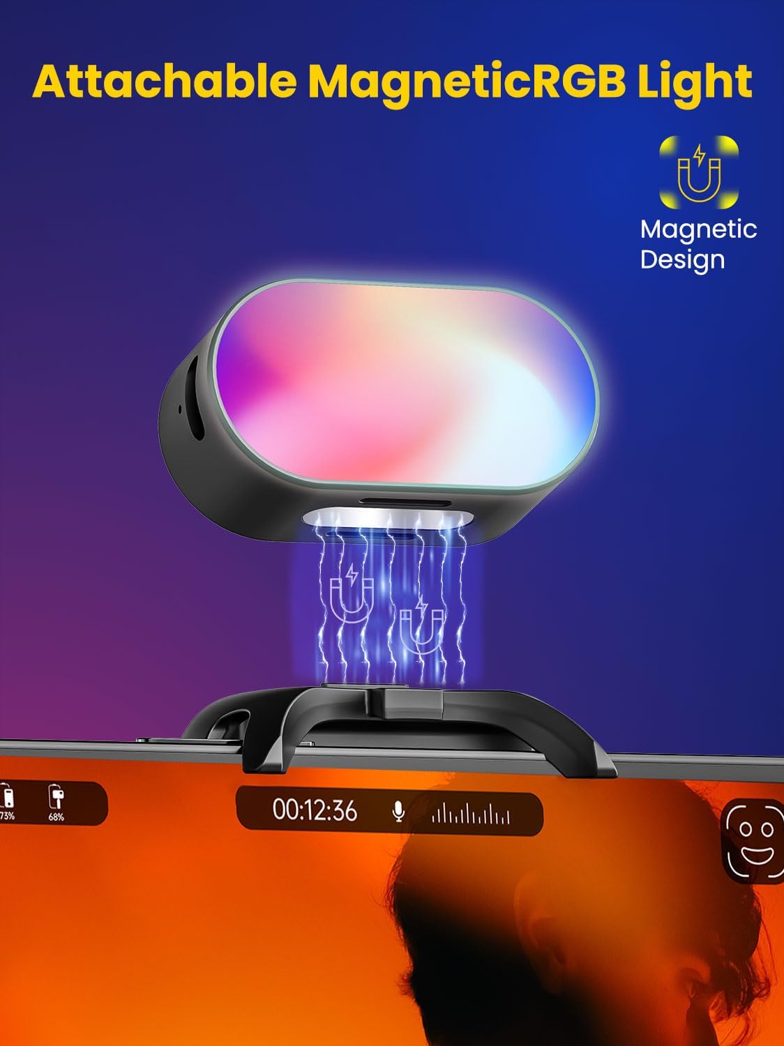 AOCHUAN Mini RGB Magnetic Fill - đánh giá và giá Photography Lighting Color