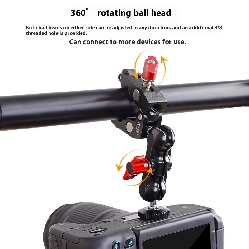 Camera Super Clamp with Double - đánh giá và giá Photography Lighting Position