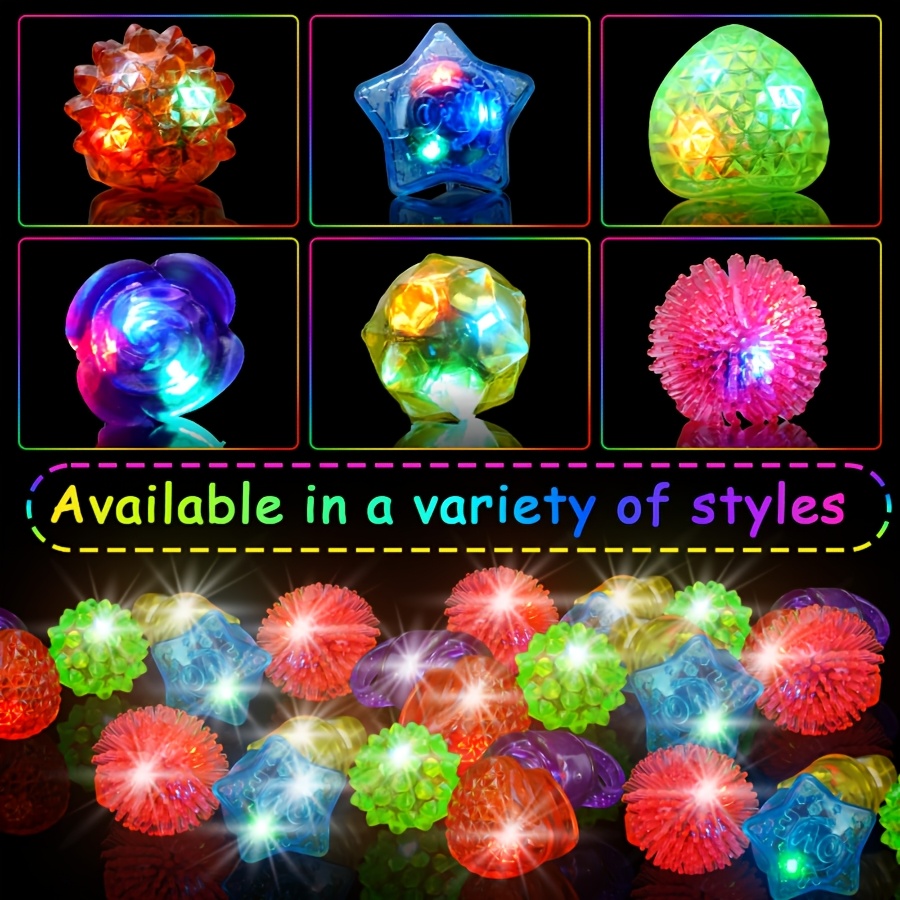 10Pcs LED Light Up Jelly Rings - đánh giá và giá Led Ring Light 18