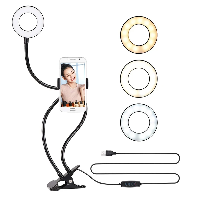 Universal Selfie Ring Light wi - đánh giá và giá Photography Lighting Circle