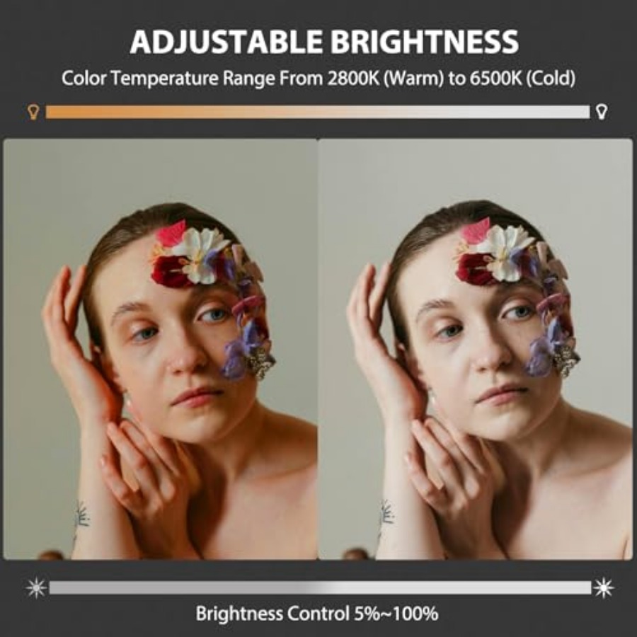 60W COB LED Video Light Handhe - đánh giá và giá Photography Lighting Color