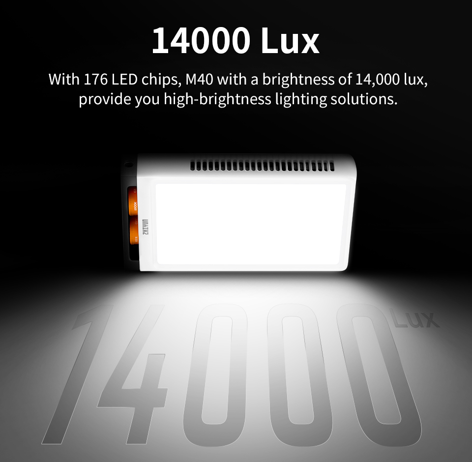 ZHIYUN FIVERAY M40 40W Led Lig - đánh giá và giá Photography Lightning