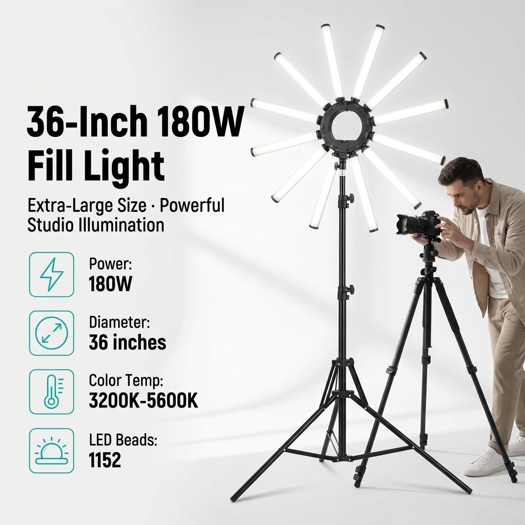 12 Arms Multi Tube Photography - đánh giá và giá Photography Lighting Kit
