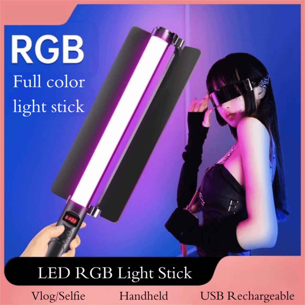 Handheld LED RGB Light Stick C - đánh giá và giá Photography Lighting Color