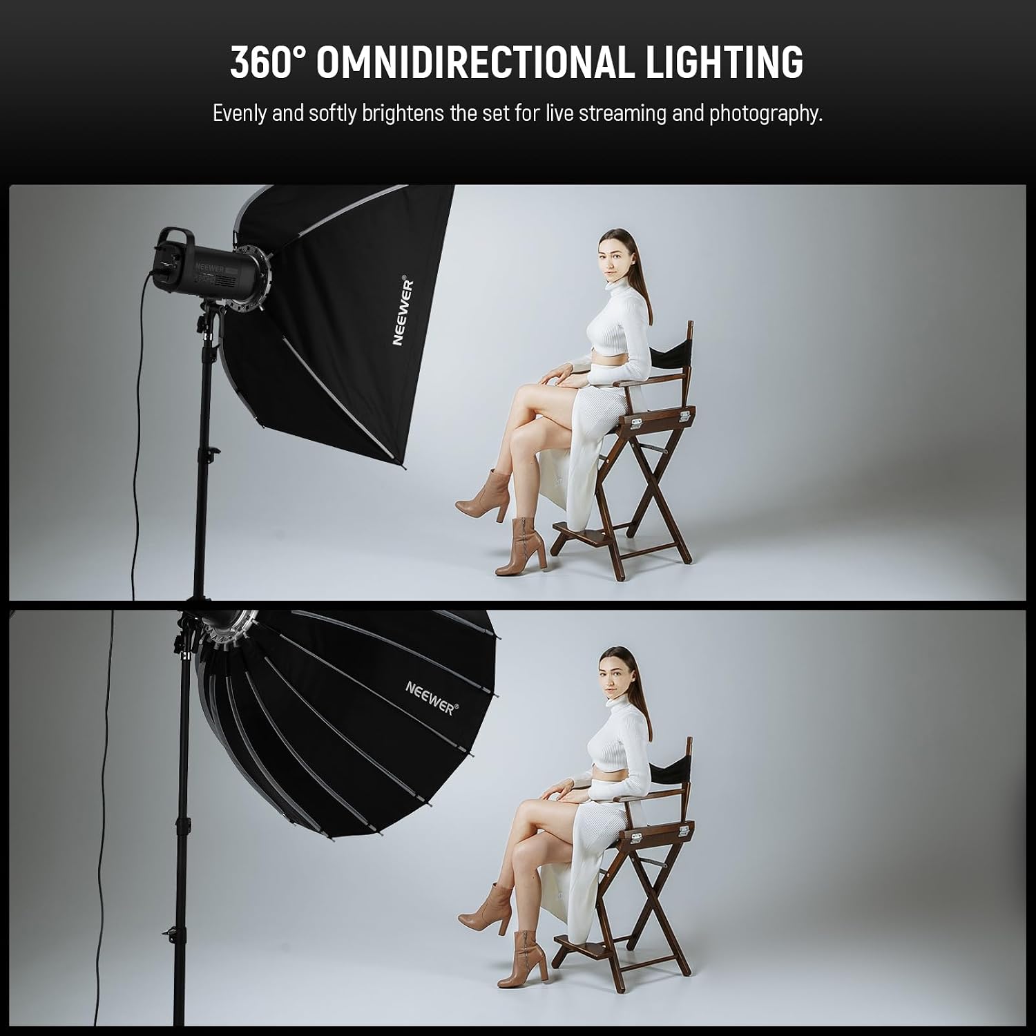 Parabolic Softbox with Bowens  - đánh giá và giá Photography Lighting Kit