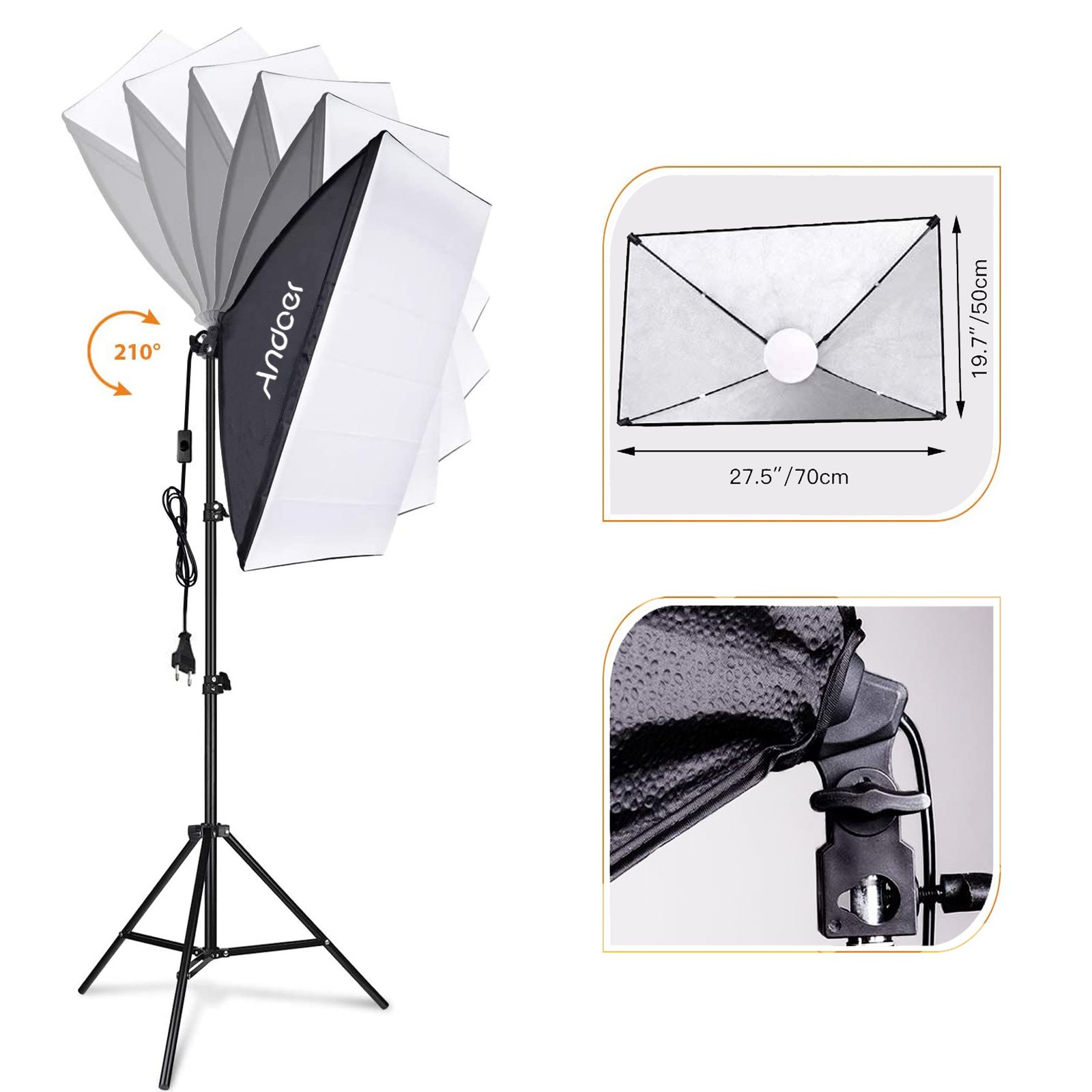 Andoer Studio Photography Ligh - đánh giá và giá Photography Lighting Kit