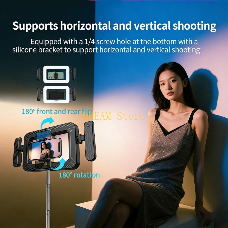 Đèn cầm tay cầm tay 360 độ sán - đánh giá và giá Photography Lighting Color