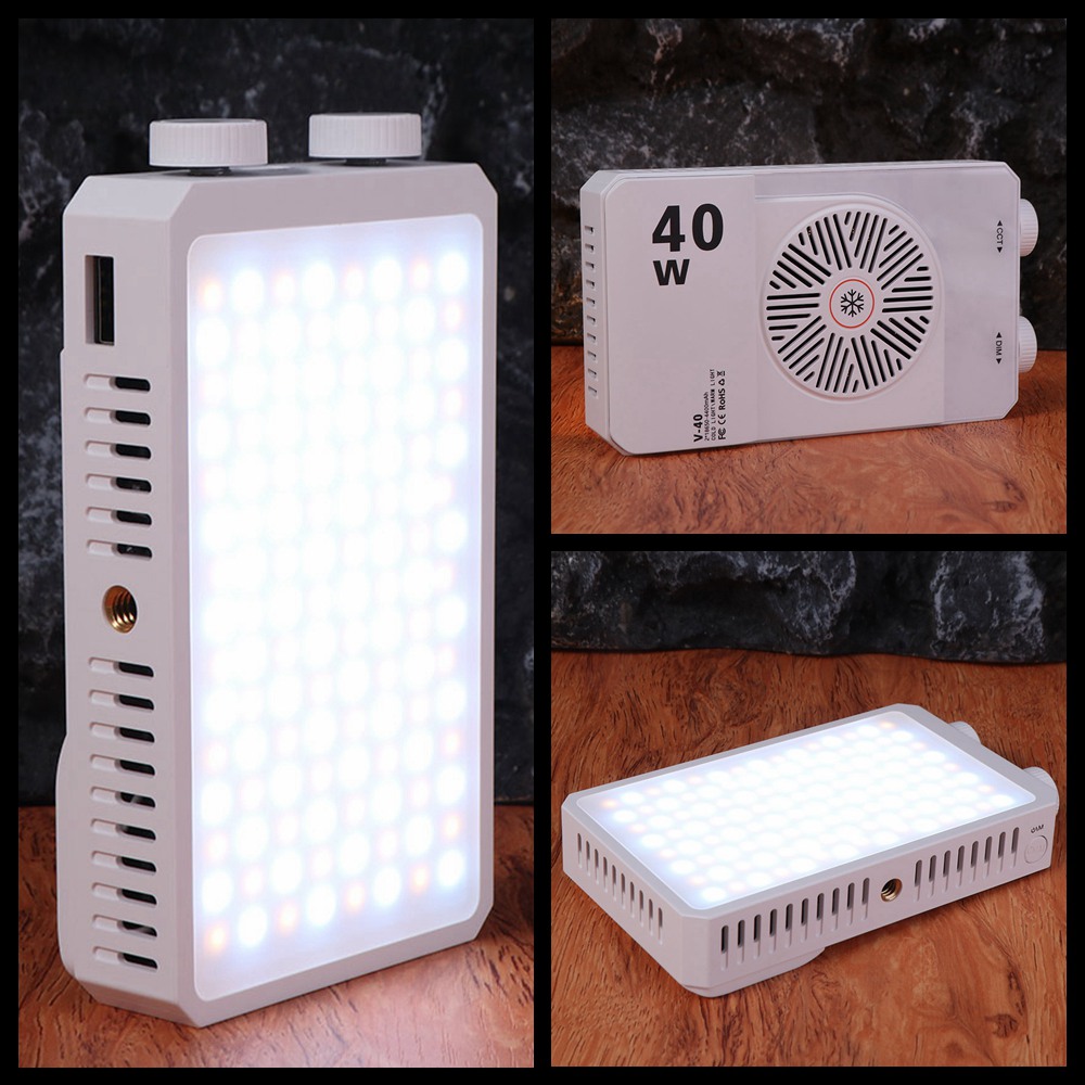40W RGB LED Camera Light 2800- - đánh giá và giá Photography Lighting Color