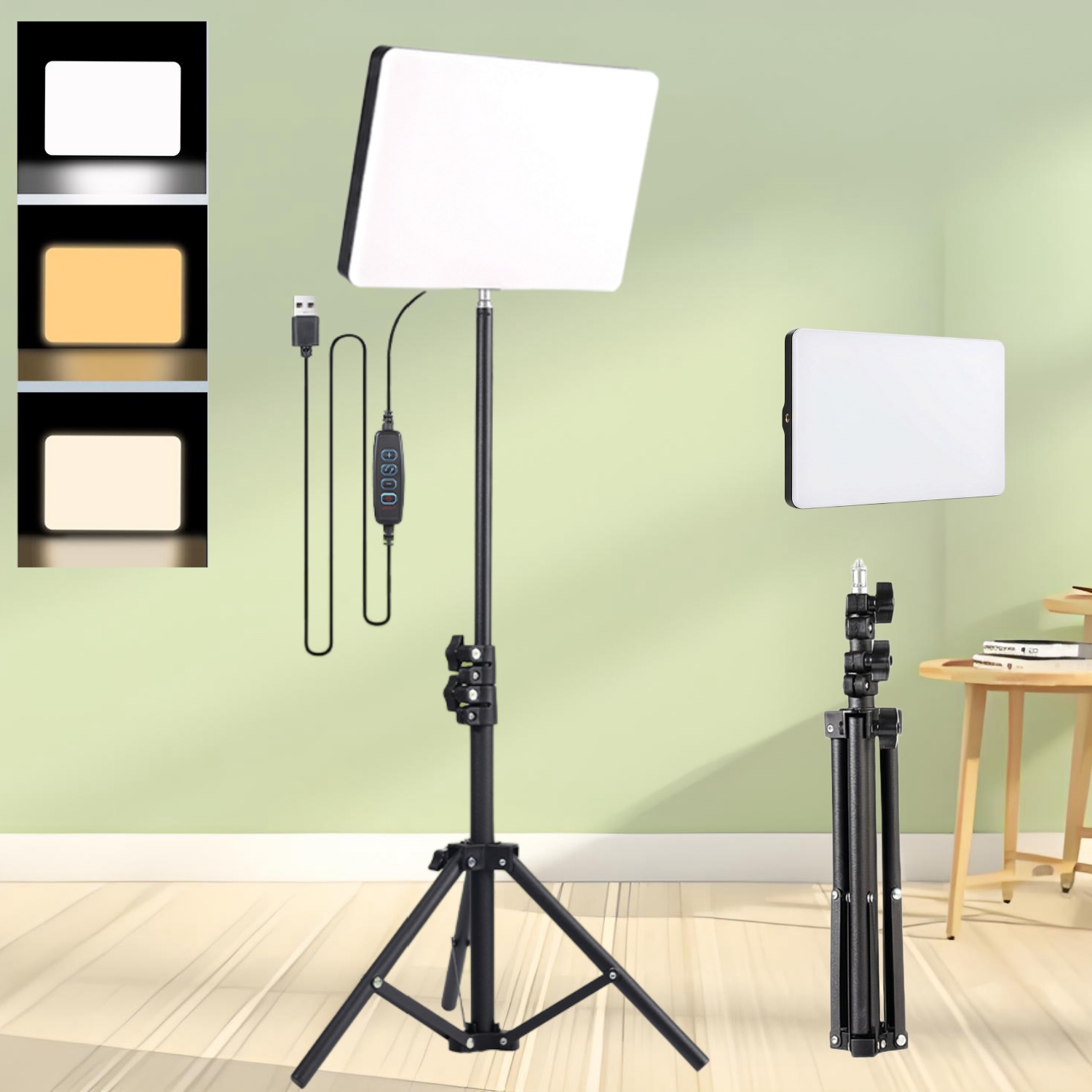 Live Streaming Ring Light Set: - đánh giá và giá Photography Lighting Color