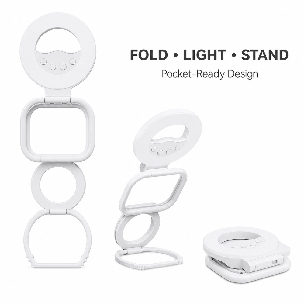 Foldable Magnetic Phone Fill L - đánh giá và giá Photography Lighting Color
