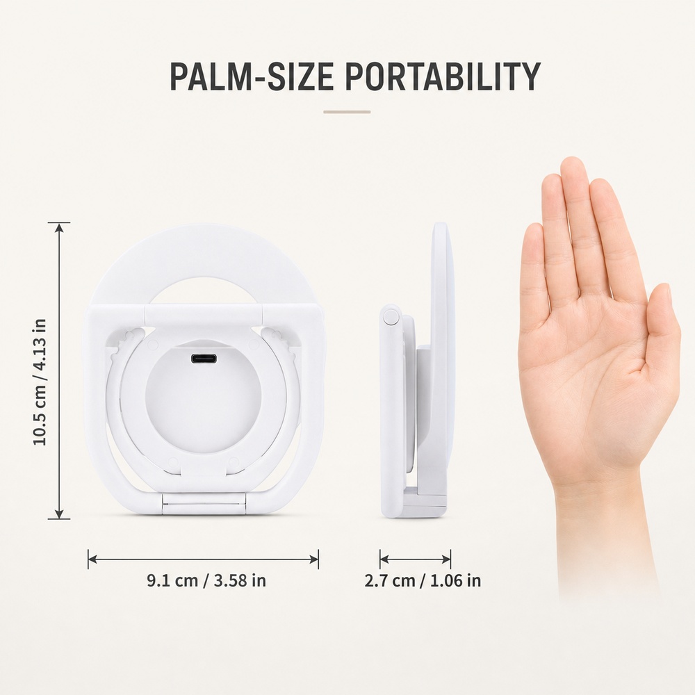 Foldable Magnetic Phone Fill L - đánh giá và giá Photography Lighting Color
